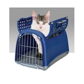 Imac Linus Cabrio Cat Carrier Modern Blue 50x32x35cm