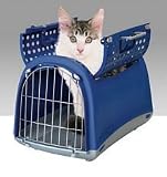 Imac Srl Pet Product Linus Cabrio Carrier Blue 50x32x35cm (20x12.5x14 inch )