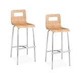 Escape Bar Stool Natural - Zuo Modern - 301233