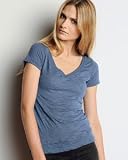 Bella Ladies' Simone Burnout V-Neck T-Shirt 8605