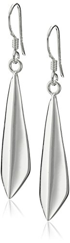 Sterling Silver Geometric Drop Earrings, 1.6