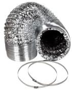 Sunleaves DuraDuct Kit, 10" x 25', w/ 2 Clamps