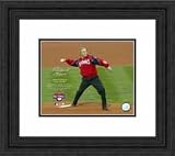 Framed George W. Bush Washington Nationals Photograph