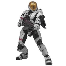 Halo 3 Series 2 White Spartan Soldier (Eva Armor)