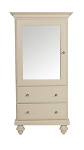 Offspring Violet 2 Drawer Mirrored Armiore, Linen