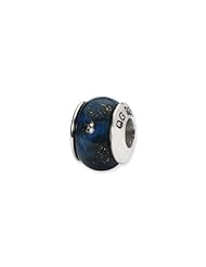 Sterling Silver Lapis Stone Charm for 3mm Bracelets