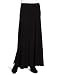 Three Dots Women's Long Skirt, Black, Small