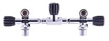 New Hollis Modular Twin Manifold Scuba Diving Valve (300 BAR)
