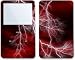 Lightening Red - Apple iPod video 30GB/ 60GB/ 80GB Skin Decals - Faceplate Stickers