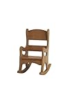 Amish-Made, Handcrafted Children's Wooden Rocking Chair (Harvest Finish)