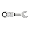 GearWrench 9556 15mm Stubby Flex-Head Combination Ratcheting Wrench
