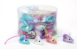 Crinkle Mice wCatnip Cat Toy 2pk (Ethical)