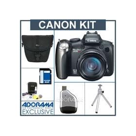 Canon PowerShot SX20 IS, Digital Camera Kit, with 8GB SD Memory Card, Camera Case, Table Top... by 