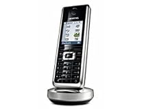 Siemens Gigaset SL56 Telefon-Mobilteil + Ladestation lackschwarz