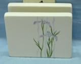 The Jay Companies 5893-NH-RB Napkin Holder, Shadow Iris