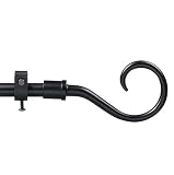Review Golden Champion  / Casual Home Black Hook Drapery Rod - 28-48