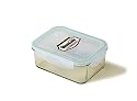 Kinetic Glasslock 64 Ounce Rectangular Glass Food Storage Container With Locking Lid