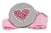 Baby Bling Pink Heart Pacifier Holder
