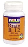 Brain B-12 1000mcg Methylcobalamin 100Loz