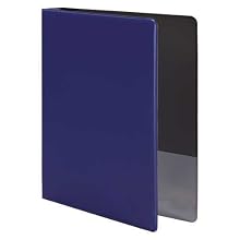 Wilson Jones 384 Line Heavy-Duty Locking D-Ring Binder, 2-Inch Capacity, 8.5 x 11 Inch Sheet Size, Dark Blue (W384-44BLPP)