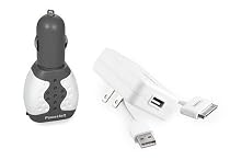 Griffin 9756-PKIT PowerDuo Charging Kit for iPod (White)