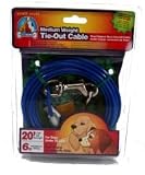 Dog Life Medium Weight Tie-Out Cable - 20 Foot