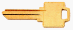 WEISER BRASS KEYBLANK 5PIN