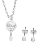 Disney Crystal Stud Women Jewelry Set. Total Item weight 0.5 g.