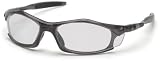 Pyramex Solara Safety Eyewear, Clear Lens With Gray Frame