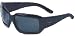 Angel Eyewear Black PEACE Womens Sunglasses with Smoke Polarized Lenses