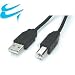 5m USB cable V2.0 plug [TYPE A] to USB plug [TYPE B] [BLACK]