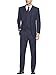 Salvatore Exte Men's Suit 3-Piece Two Button Blazer Jacket Flat Front Pants