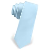 Sky Blue Boys Tie by Elite Solid - Blue Silk