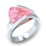Women's Young Line Rose CubicZirconia Rhodium Ring, Size: 3-10