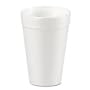 Dart� Drink Foam Cups, 32 Ounces, White, 20 Bags of 25 Per Carton