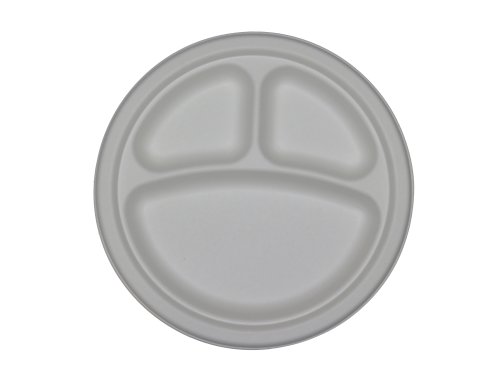 Stalkmarket 10-Inch, 3-Compartment Plate, 500-Count Case by Stalkmarket
