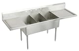 Elkay WNSF8360LR6 Weldbilt Three Scullery Commercial