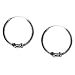 Jewelry : 12mm Bali Hoop Earrings Sterling Silver