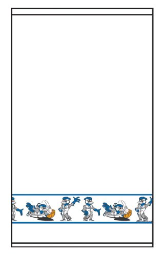 Roller Shades MLB toronto Blue Jays Mascot Border - White Background 0578_0010