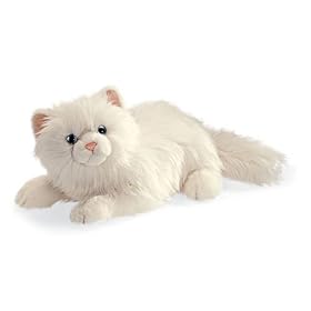 Plush Wuffy White Cat 17 by Gund