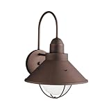 Kichler Lighting 9023OZ Seaside Outdoor Sconce, Olde Bronze