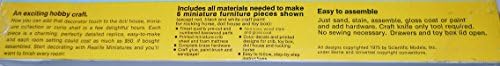 Realife Miniatures Easy To Assemble Wood Furniture Kits - Heritage Series Nursery Kit 192