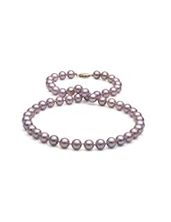 18 7-8mm Lavender Freshwater Necklace<br>~ Presidential Grade ~