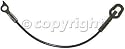 TAILGATE CABLE dodge DAKOTA 87-03 gate truck