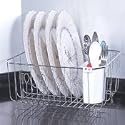 Homebasix Chrome Dish Drainer W/ Basket JI-25C