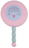 Tree By Kerri Lee Wooden Hand Mirror, Pink