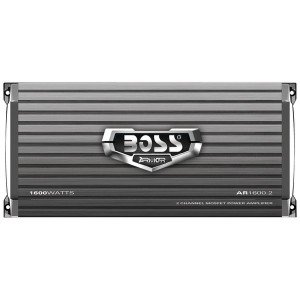 New- BOSS AUDIO AR1600.2 ARMOR MOSFET POWER AMPLIFIER WITH REMOTE SUBWOOFER LEVEL CONTROL (1,600W, 2-CHANNEL)