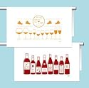Wine Kitchen Towel Set - 100% Cotton