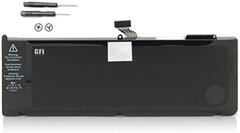 GFI®High performance Replacement Laptop Battery for Apple A1321 MB985 MB985CH/A MacBook Pro 15 inch (2009 2010 Model Only) Notebook MacBook Pro MC118 10.95V/6600mAh - 12 Months Warranty