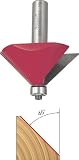 Freud 40-118 45-Degree Chamfer Router Bit with 1/2-Inch Shank
